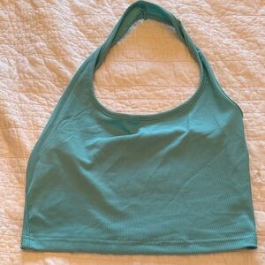 Teal Halter Top